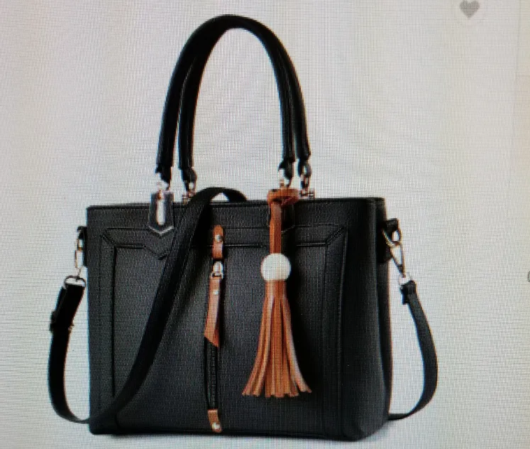 Cute Shoulder Long Single Tassel Handbag Tote