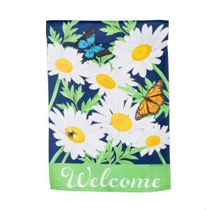 Daisy Garden House Suede Flag,13s10331