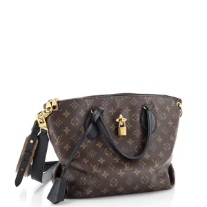Designer Flower Zipped Tote Monogram Canvas MM