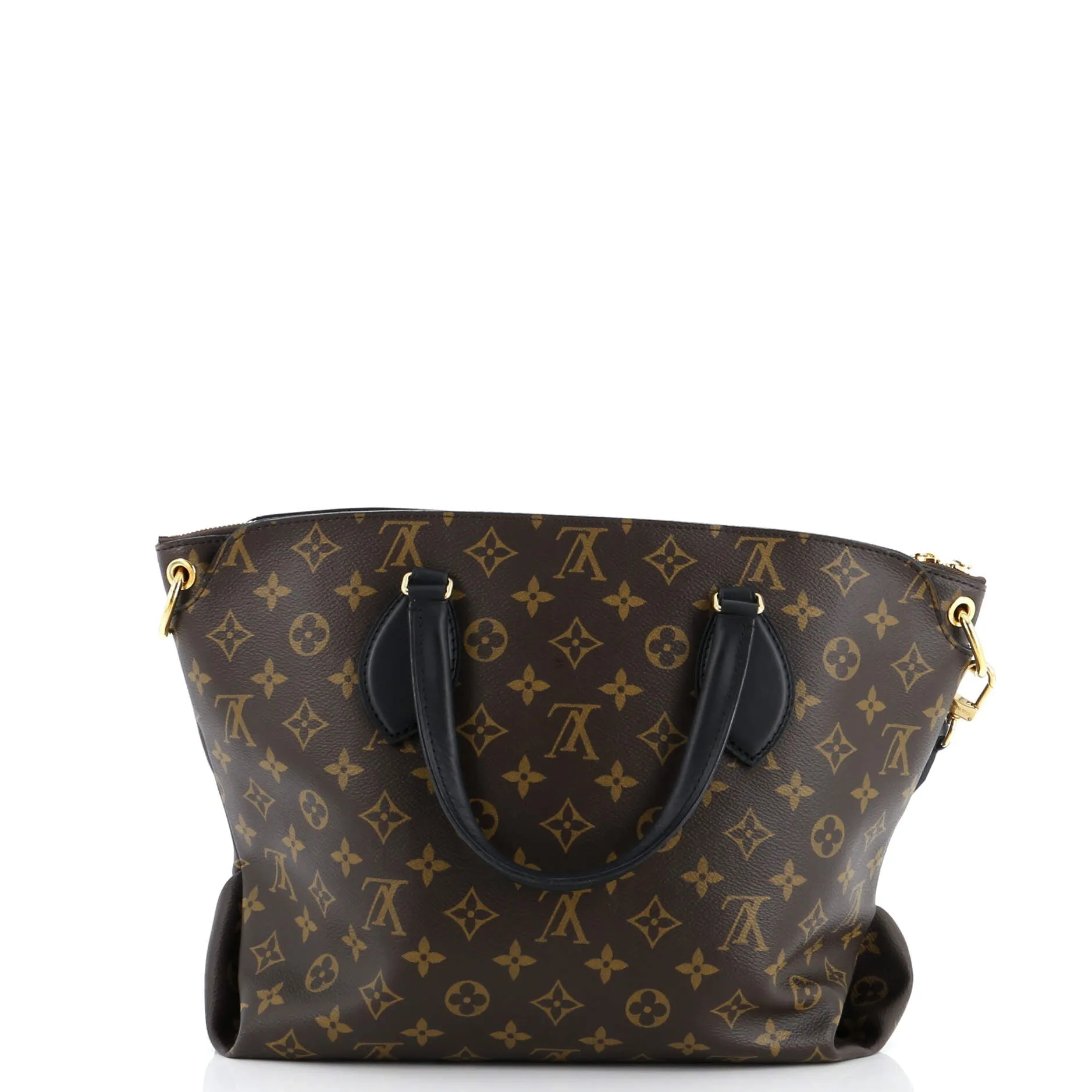 Designer Flower Zipped Tote Monogram Canvas MM
