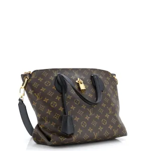 Designer Flower Zipped Tote Monogram Canvas MM