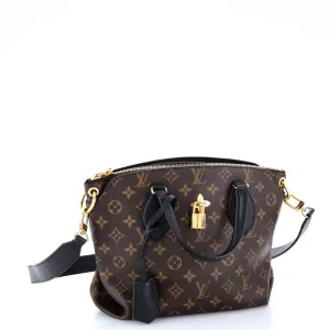 Designer Flower Zipped Tote Monogram Canvas PM