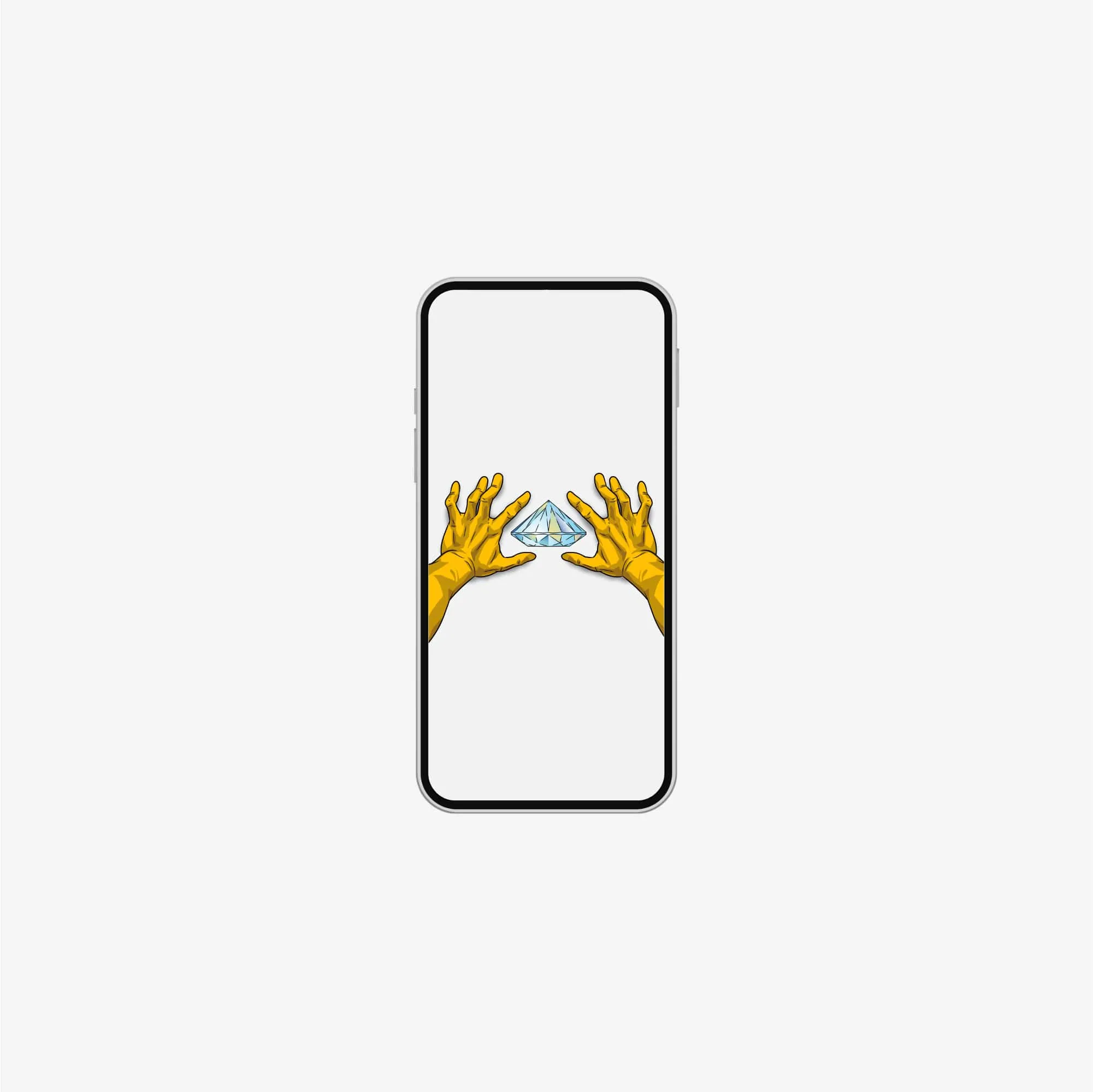 Diamond Push-Ups - Digital Wallpaper