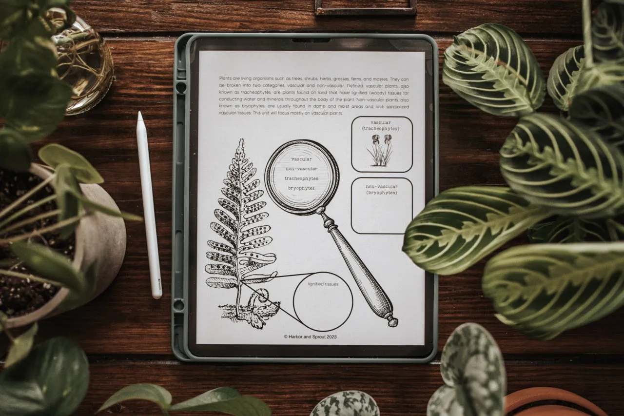DIGITAL Botany Secondary Level Unit Study