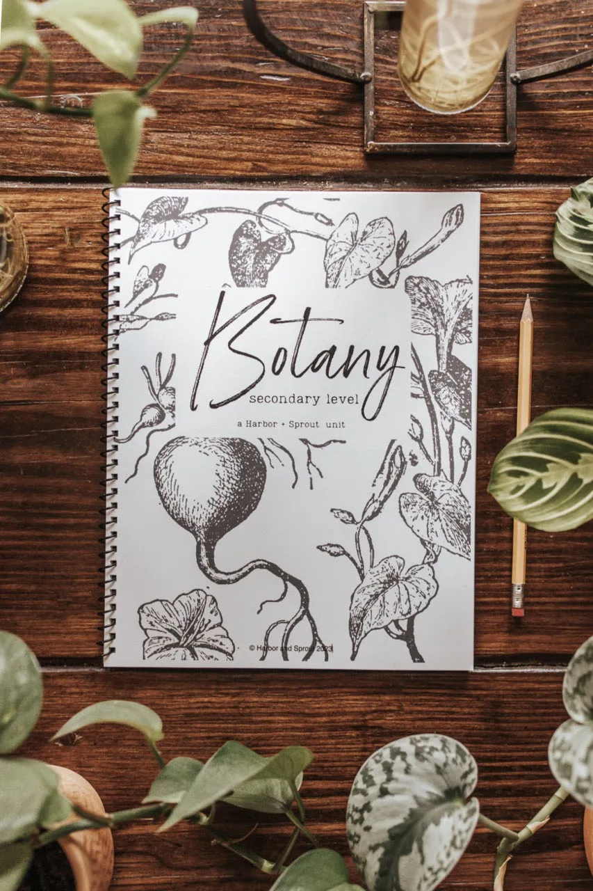 DIGITAL Botany Secondary Level Unit Study