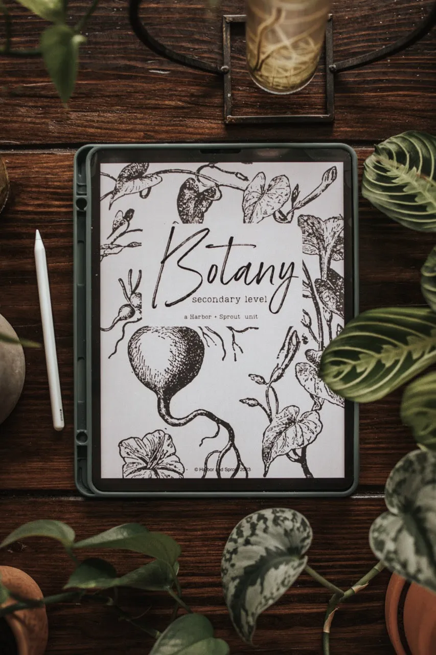 DIGITAL Botany Secondary Level Unit Study