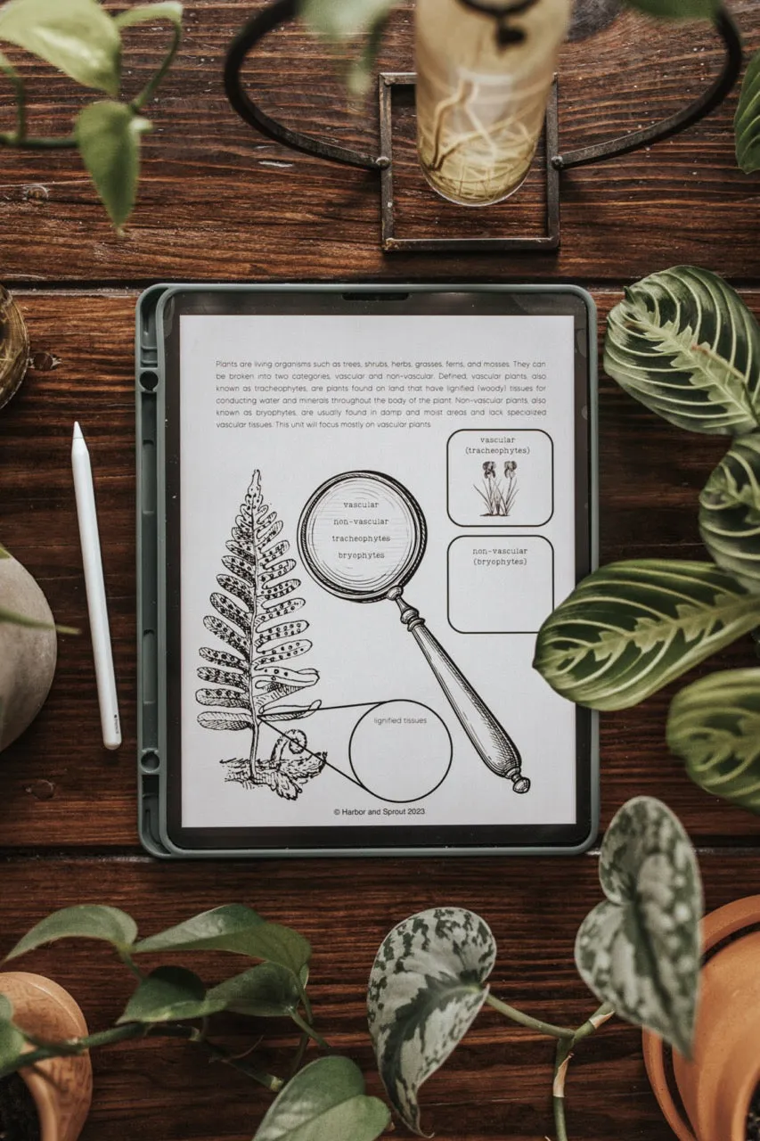 DIGITAL Botany Secondary Level Unit Study