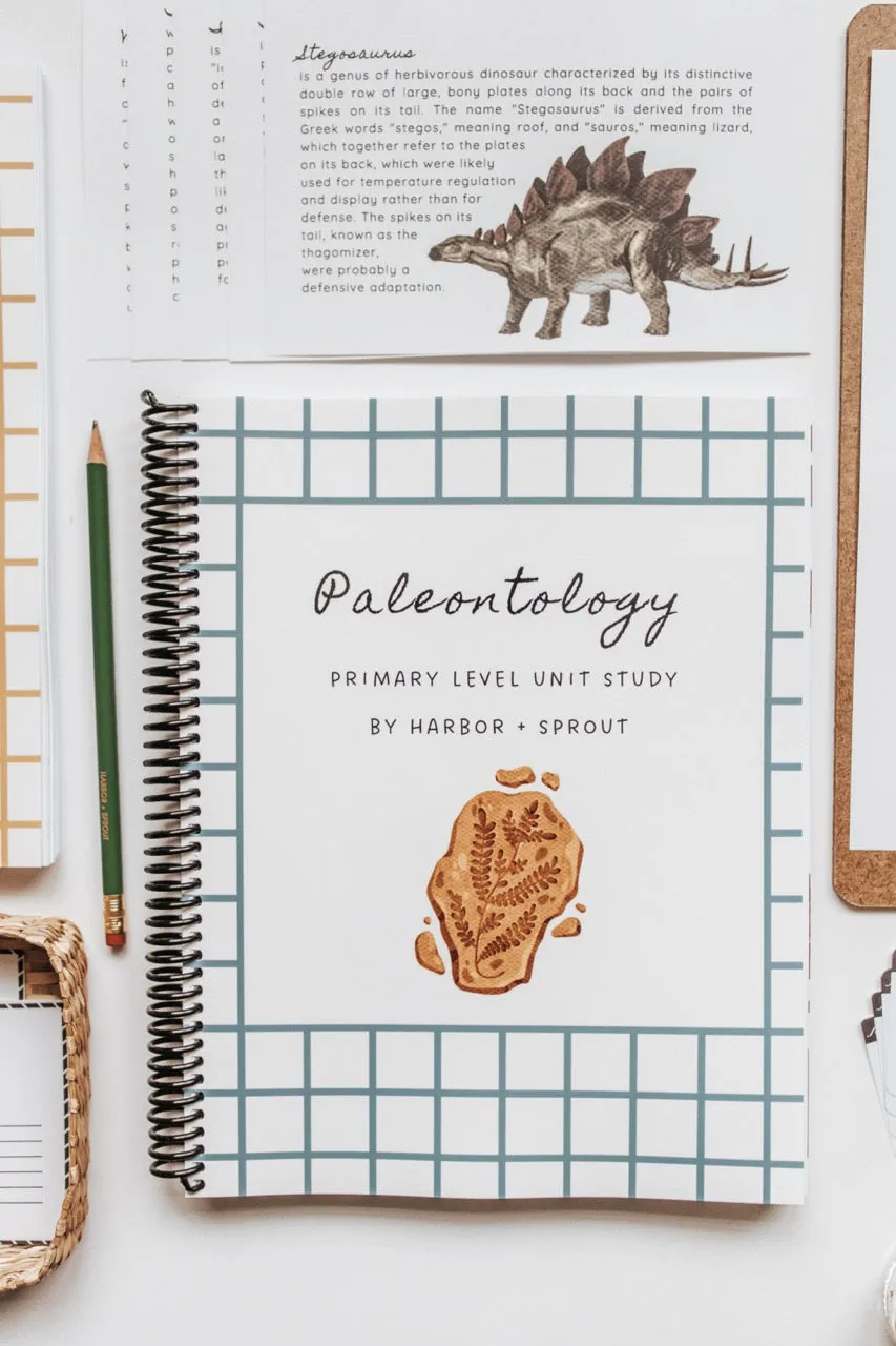 DIGITAL Paleontology Primary Level Unit Study