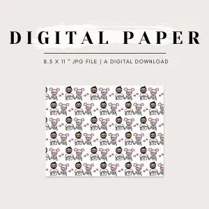 Digital Paper - Lola and Bae Love