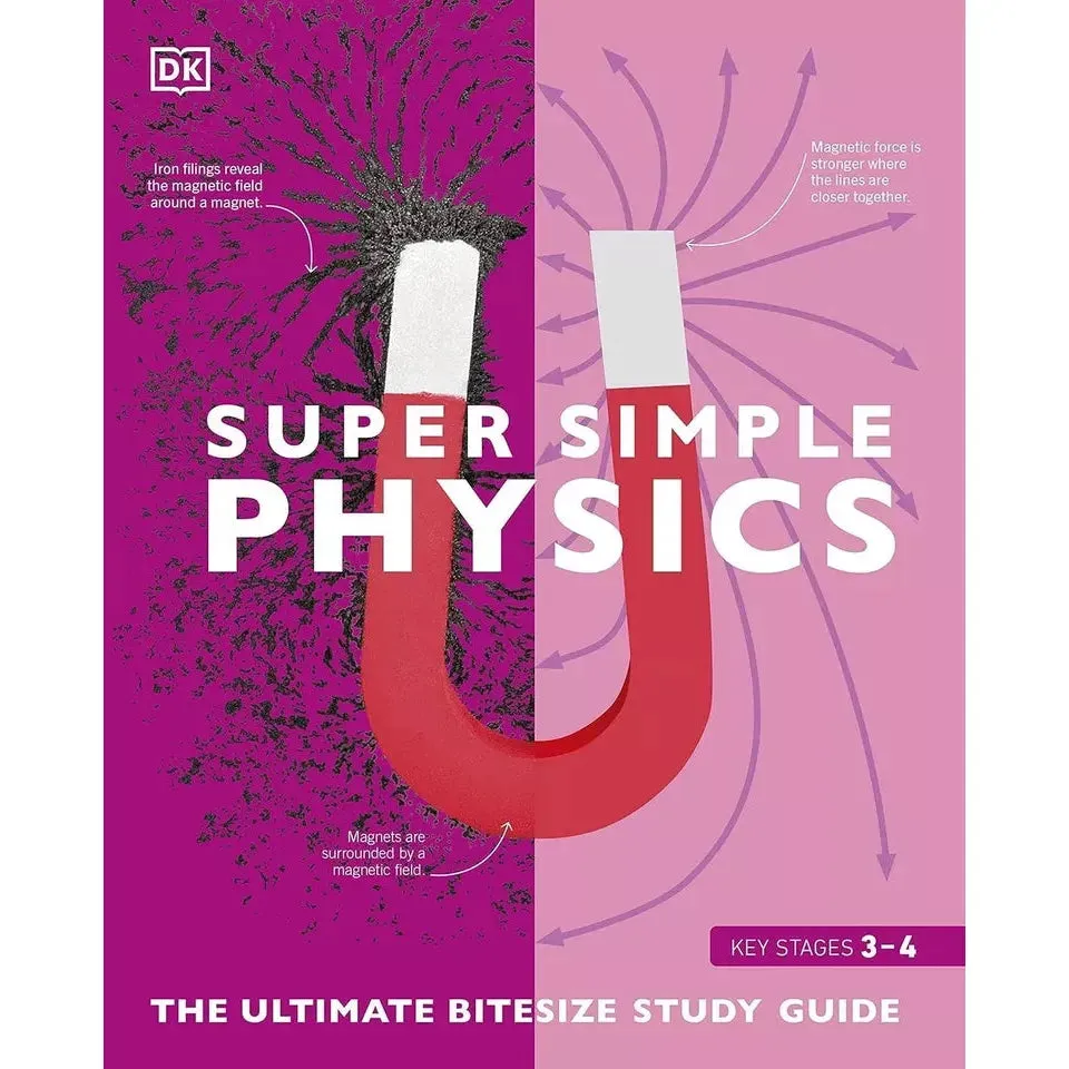DK Super Simple 4 Books Collection Set Super Maths, Biology, Physics, Chemistry