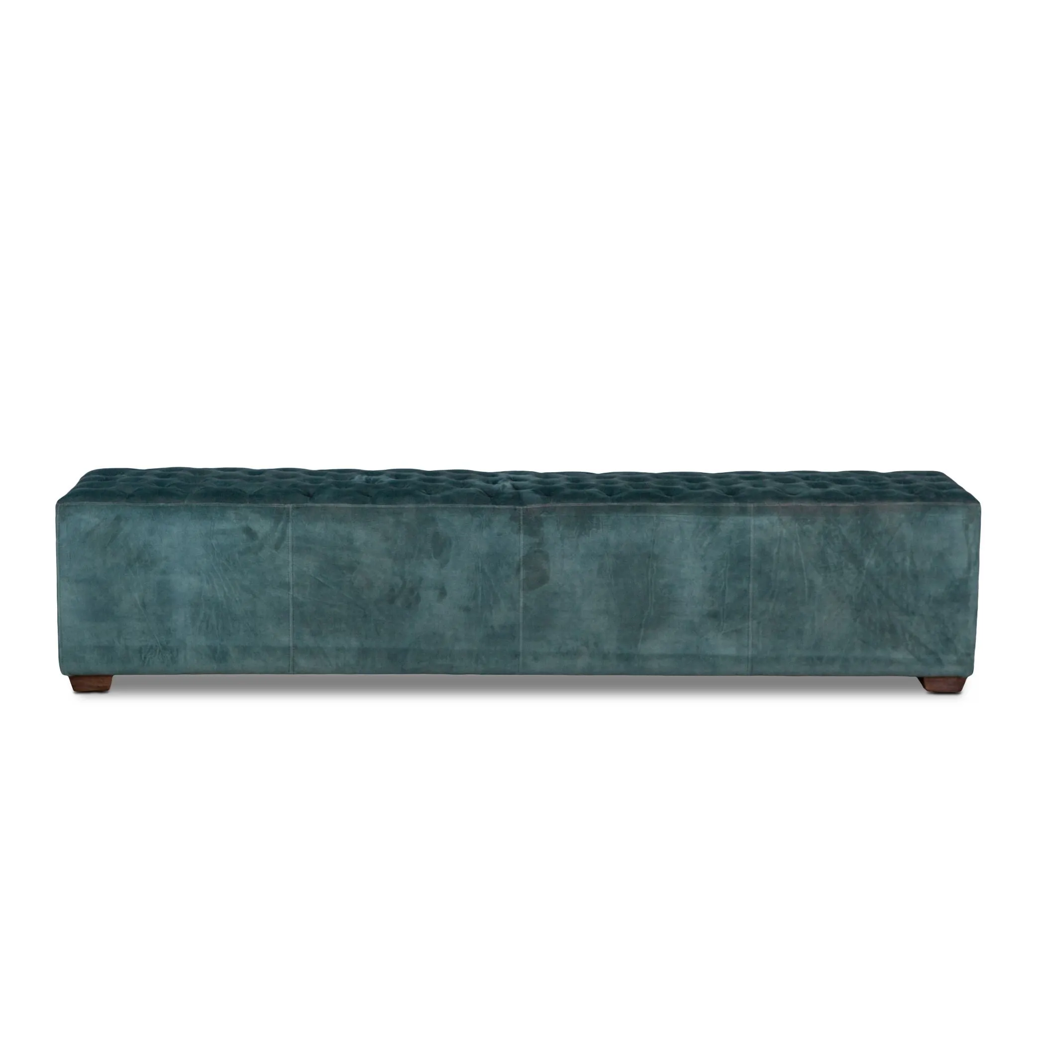 D'Orsay Green Velvet Bench