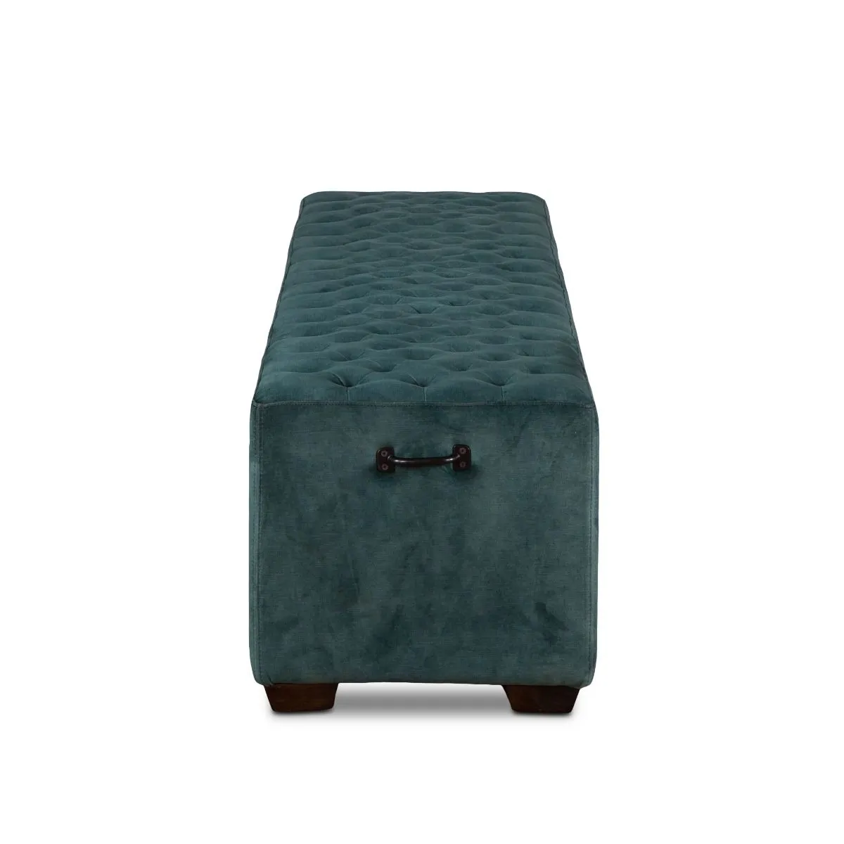 D'Orsay Green Velvet Bench