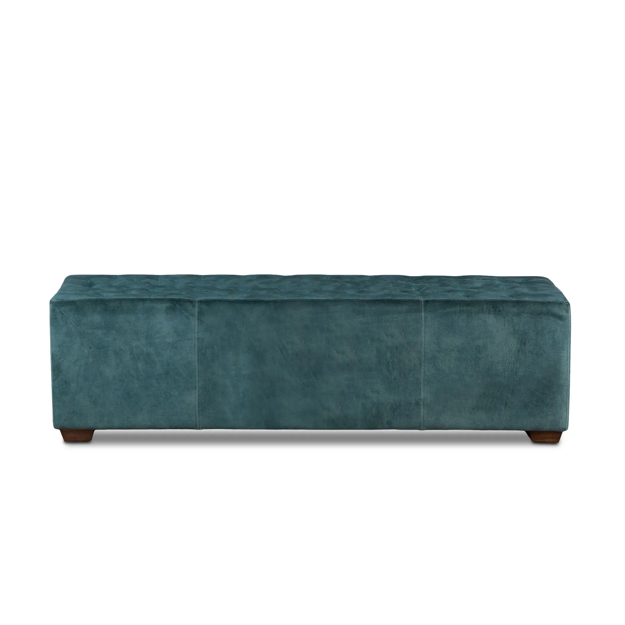 D'Orsay Green Velvet Bench