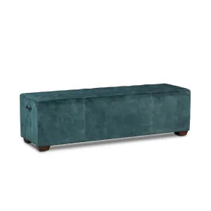 D'Orsay Green Velvet Bench