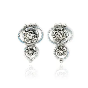 Double Rose Earrings