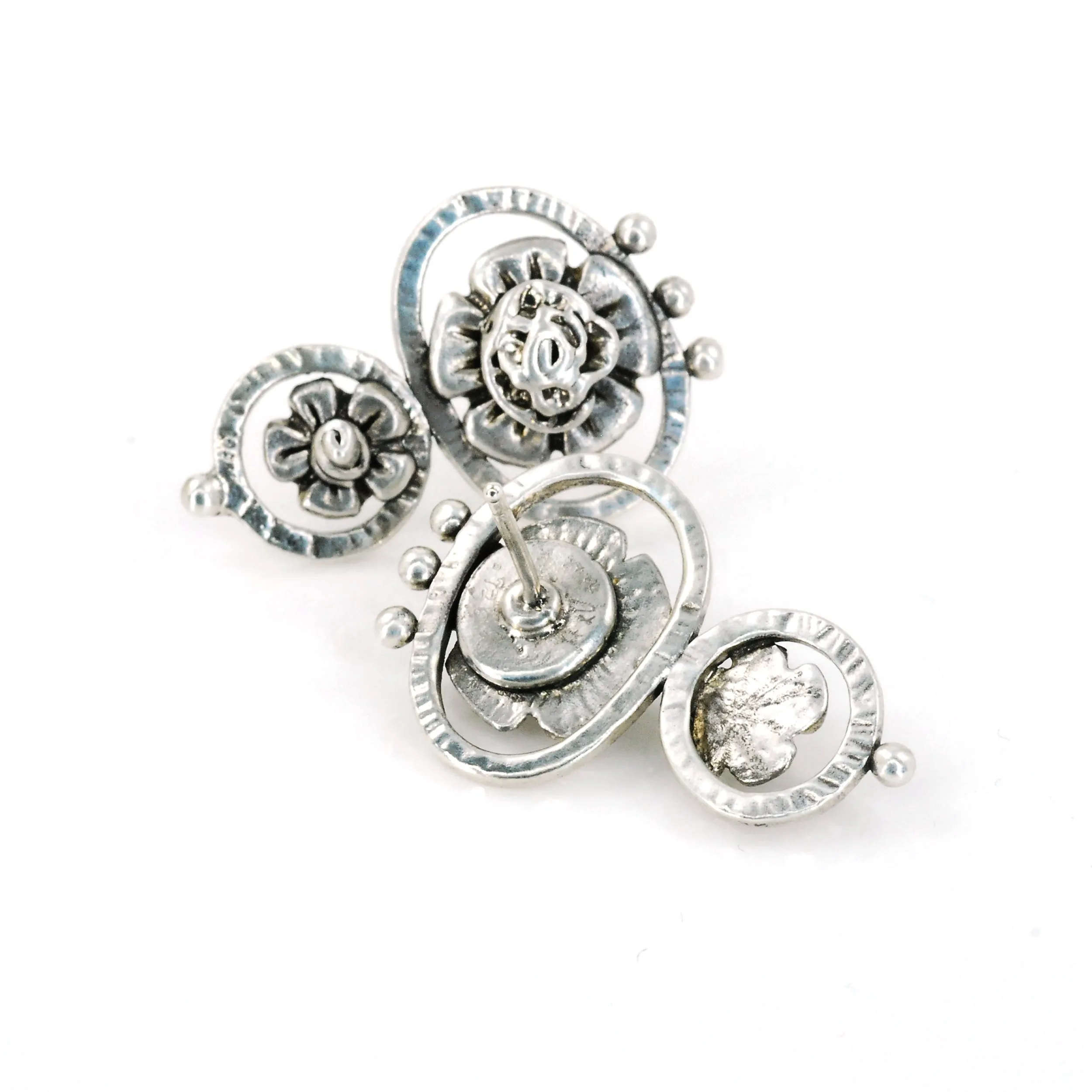 Double Rose Earrings