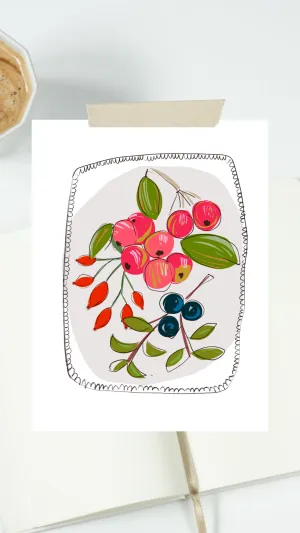 DOWNLOAD AND PRINT YOUR OWN RECIPE CARD - HEDGEROW JAM