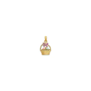 Easter Eggs Basket Pendant (14K)