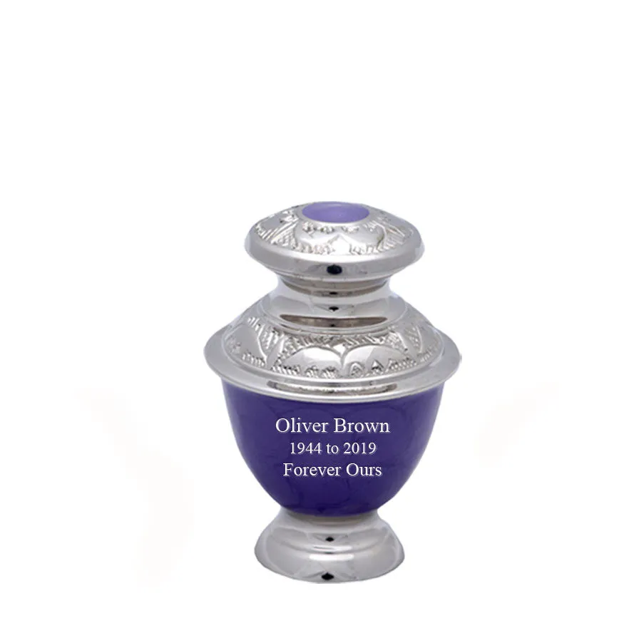 Elegance Series - Pearl Purple Cremation Urn - IUFH122