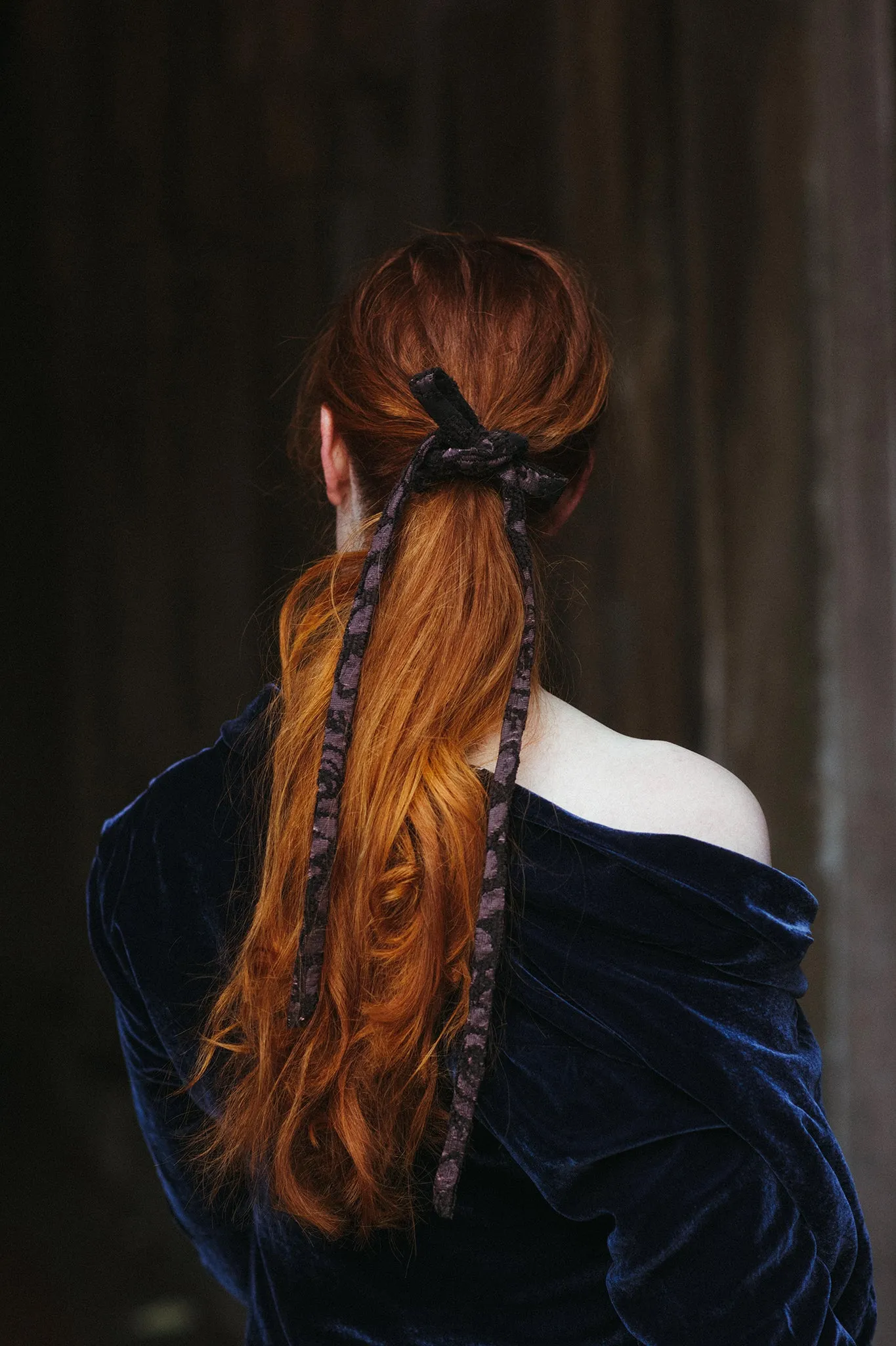 Eliza the Little Velvet Bow Scrunchie (more colors available)