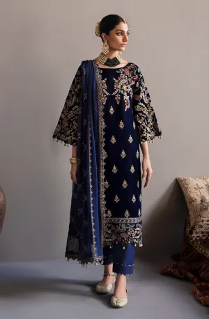 Emaan Adeel | Saanjh Velvet Collection '24 | Falak