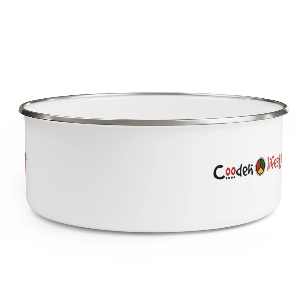 Enamel Bowl (FLWR-WHT)