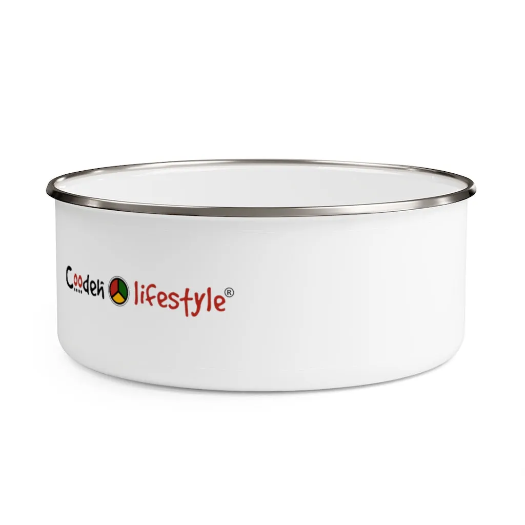 Enamel Bowl (FLWR-WHT)