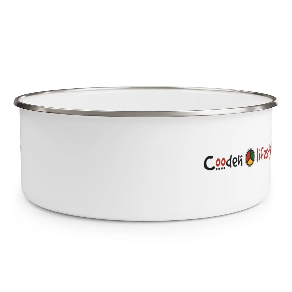 Enamel Bowl (FLWR-WHT)