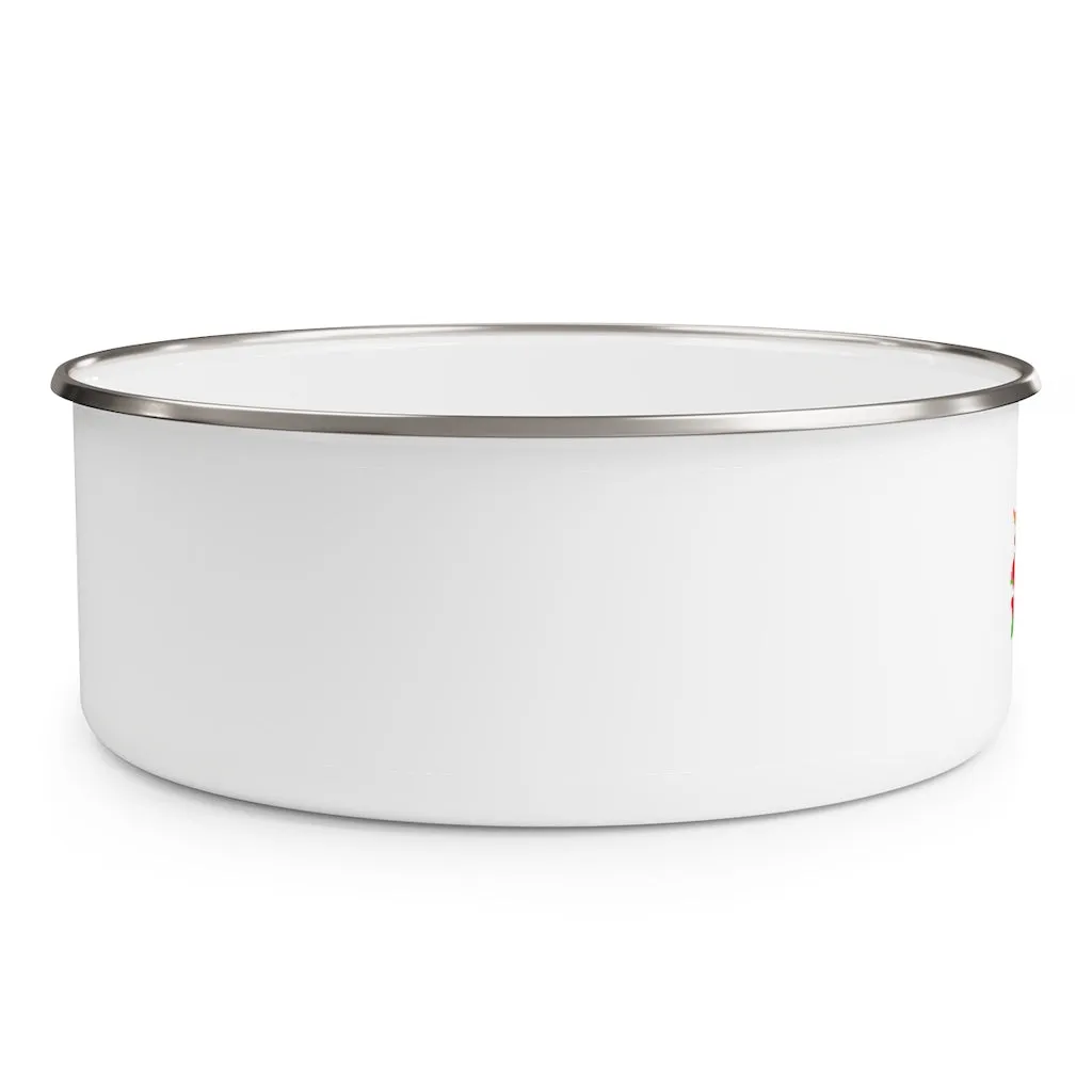 Enamel Bowl (FLWR-WHT)