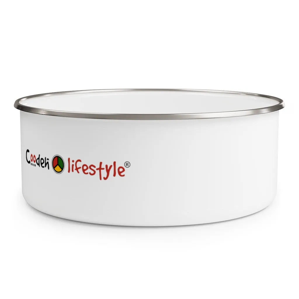 Enamel Bowl (FLWR-WHT)