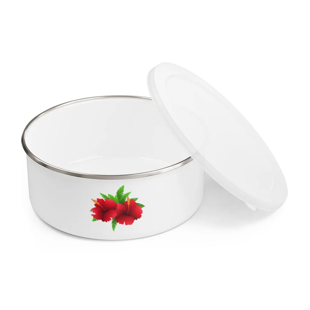 Enamel Bowl (FLWR-WHT)
