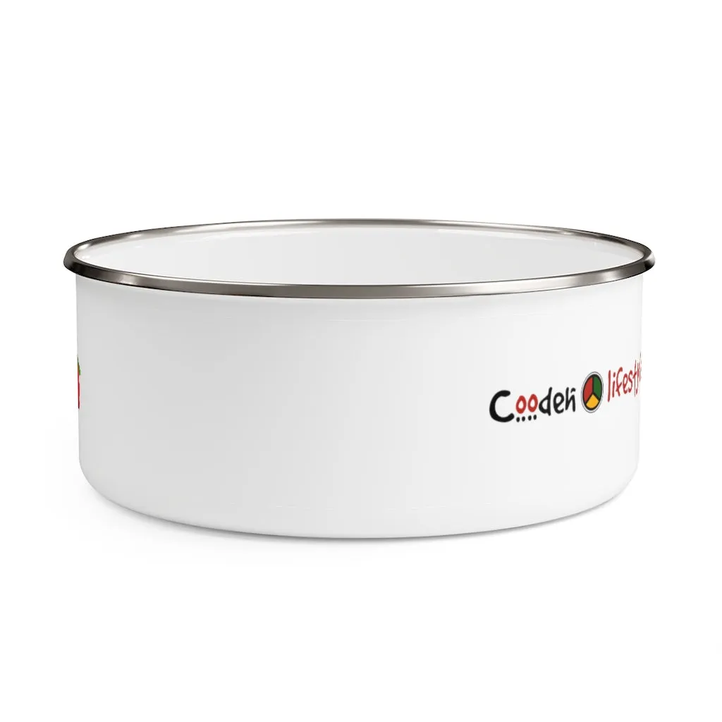 Enamel Bowl (FLWR-WHT)