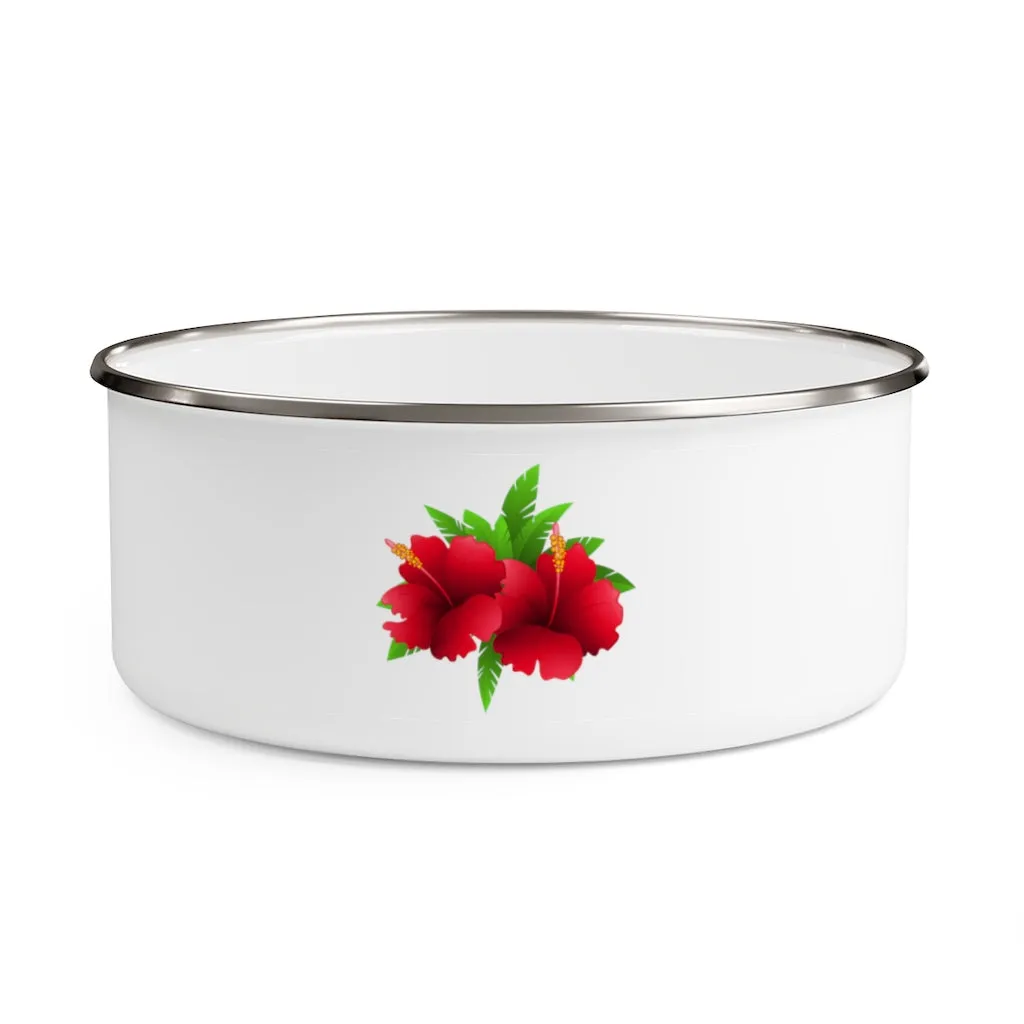 Enamel Bowl (FLWR-WHT)