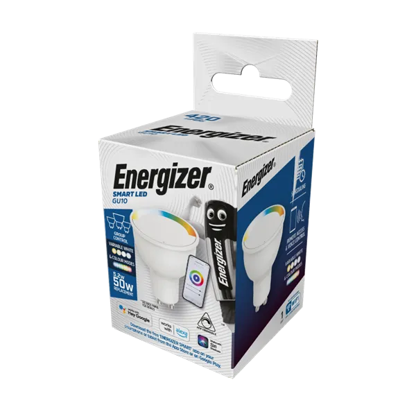Energizer Smart S18462 5.2W 420lm GU10 Colour Changing Boxed