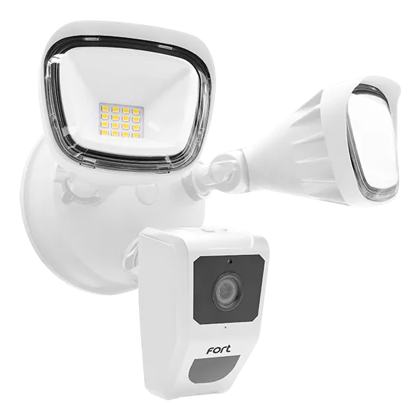 ESP ECSPCAMSLW Wi-Fi Security Camera with Twin Spots White