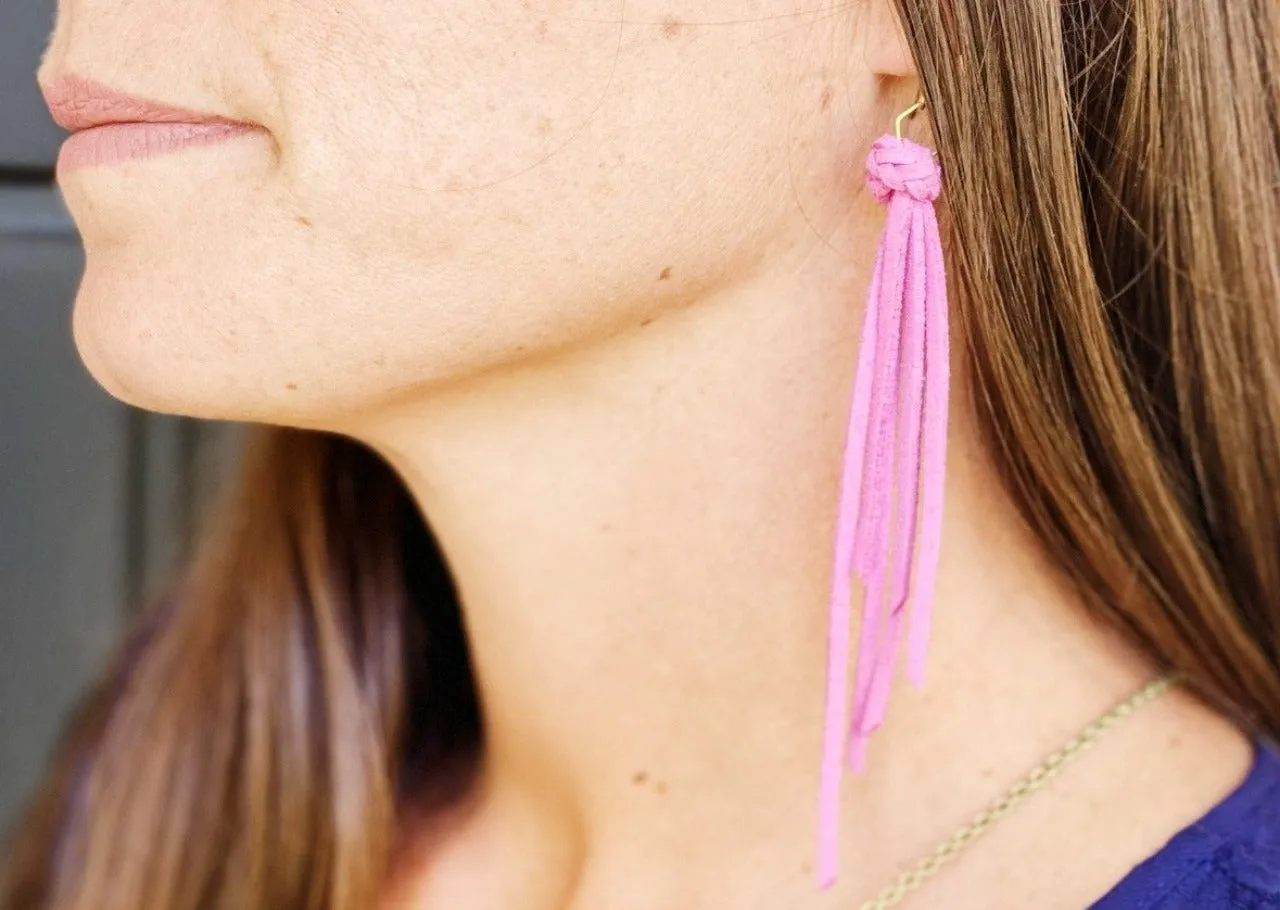 Essential Oil Diffuser Boho Tassel Earrings