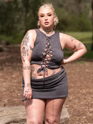 *EXCLUSIVE* HAVEN TOP - CHARCOAL