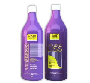 Exclusive Liss Progressive Brush Organic Straightening Kit 2x1L - Hair Brasil