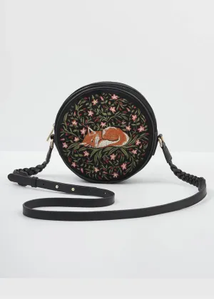 Fable England Sleepy Fox Shoulderbag Black