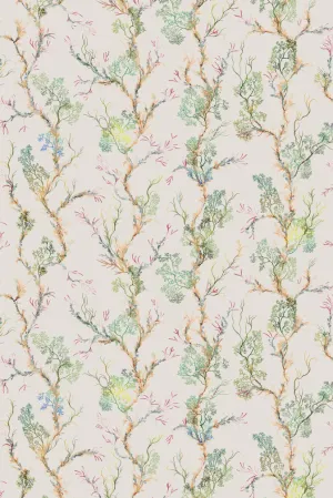 fine seaweed faux suede wallpaper
