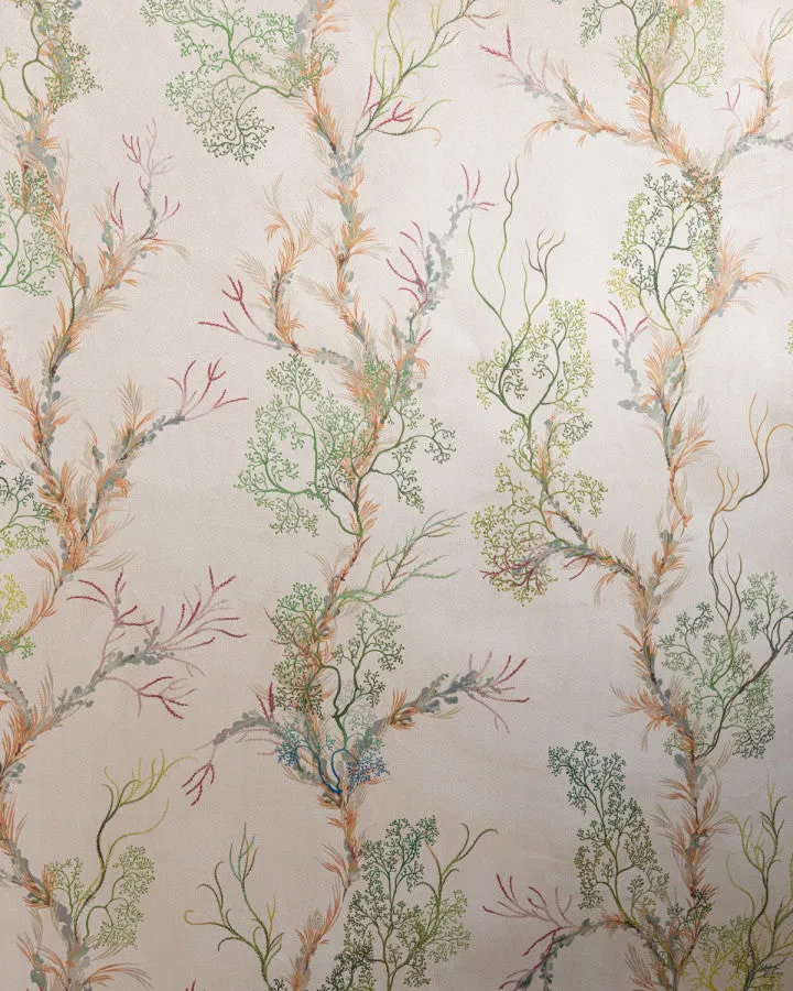 fine seaweed faux suede wallpaper