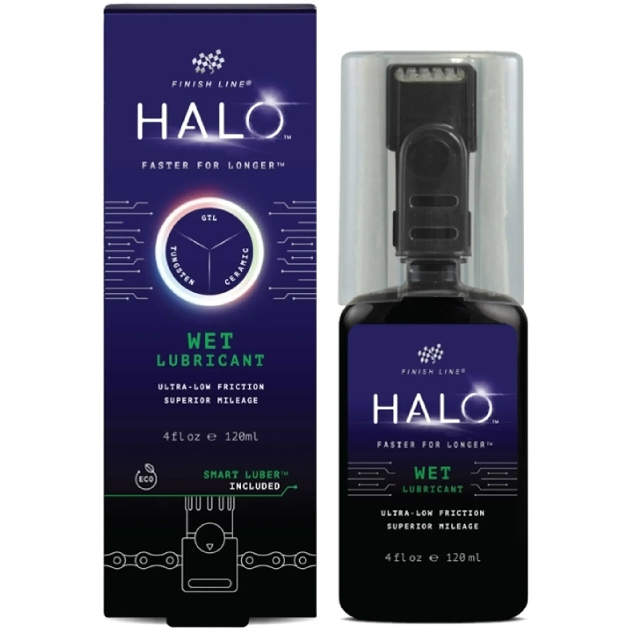 Finishline Halo Wet Lubricant 120Ml Bottle   Smart Luber
