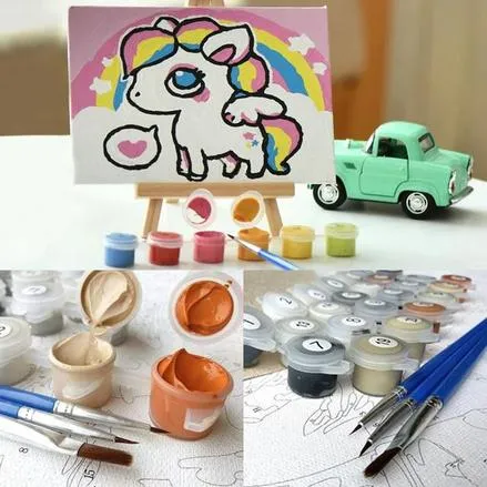 Flower Diy Paint By Numbers Kits WM777
