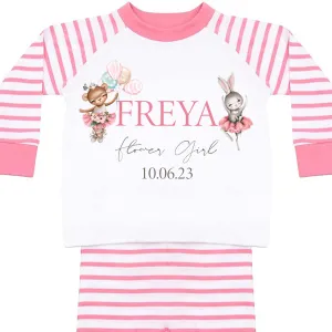 Flower Girl Personalised Pyjamas