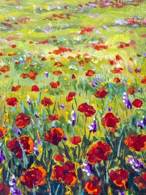 Flower Paint By Numbers Kits UK DS173231840