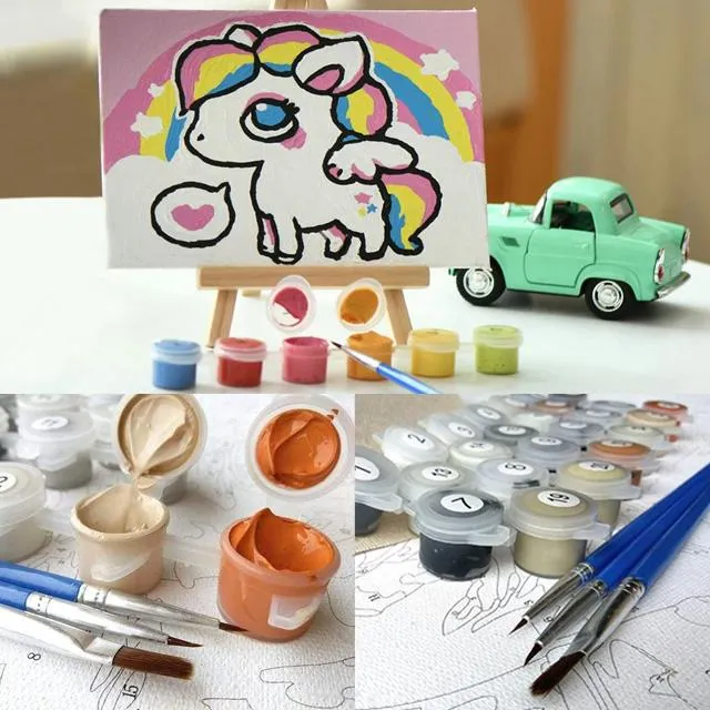 Flower Paint By Numbers Kits UK IT181639061