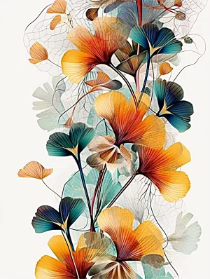 Flower Paint By Numbers Kits UK MJ2543