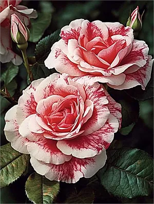 Flower Paint By Numbers Kits UK MJ2605