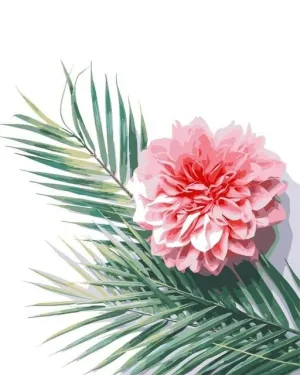Flower Paint By Numbers Kits UK VM95345