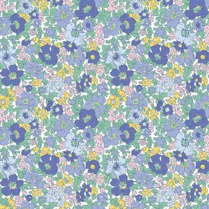 Flower Show Sunrise Cosmos Flower in C by Liberty Fabrics